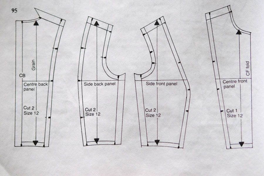 How to begin working with pattern blocks - The basics of pattern cutting -  Part 2/3